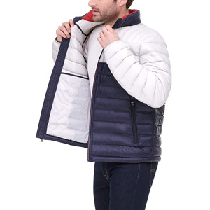 Veste matelassée imperméable de haute qualité avec fermeture éclair pour homme, personnalisable avec broderie, tendance, pour activités de plein air, streetwear sportif - Product Image 4