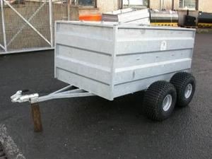 Remolque de Plataforma Plana de 5.5m x 2.2m, Capacidad de Carga de 1001-2000kg, Acero Galvanizado, Eje Doble, Remolque Utilitario para Transporte de Carga - Product Image 6