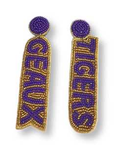 Boucle d'oreille de broderie de fruits perlés artisanaux de haute qualité avec conception de bijoux fantaisie et déclaration élégante à la mode de l'Inde - Product Image 5