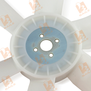 YM129916-44740ใบพัดพัดลมสำหรับเครื่องยนต์ yanmar 4TNV88 4D88E 4TNE88 PC40 Komatsu อะไหล่ใบพัดของพัดลมรถขุด - Product Image 5