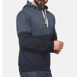 Venta al por mayor de sudaderas con capucha de gran tamaño con estampado personalizado para hombres sudaderas con hombros caídos con diseño de cremallera bordada para niños - Product Image 2
