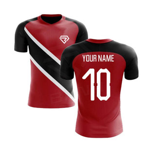 Camiseta de Fútbol Personalizable Estilo Club para Hombre, Nuevo Diseño Sublimado, Uniforme de Fútbol Liso, 100% Poliéster, Cuello Redondo - Product Image 5