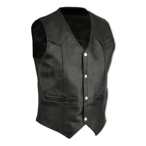Gilet en cuir pour moto, à la mode, nouvelle Collection, prix d'usine du Pakistan, siherot - Product Image 3