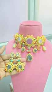 Collar de Primera Calidad con Hermosos Aretes, Último Diseño, Perfecto para Bodas, Eventos Festivos, Fiestas - Product Image 2