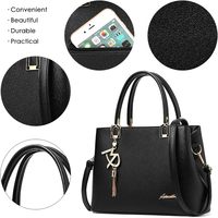 Bolsos de mano informales de cuero PU para mujer de dos tamaños, bolsos de hombro estampados, monederos colgantes de moda para mujer