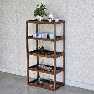 Étagère de rangement de cuisine en bois de caoutchouc à 5 niveaux KB68046 60x35x120cm - Product Image 2