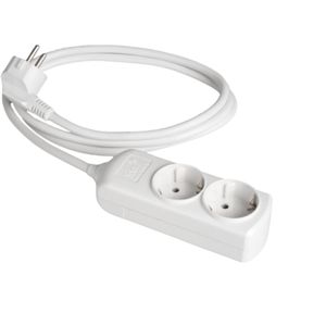 Multipresa bianca 3680W 2 prese cavo 3m 250V 16A (Solera 8032) - Product Image 1