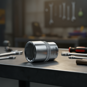 Hazet 1/2'' <b>12</b>-<b>Point</b> Square <b>Socket</b> with Traction Profile and Knurling - Product Image 3