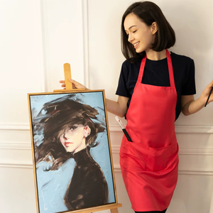 Delantal de Cocina sin Mangas BEAM 100% Poliéster con Material Transpirable y Ecológico, Bolsillo Delantero, Diseño Simple - Product Image 4