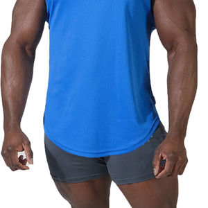 Vente en gros de débardeurs musculaires pour hommes de haute qualité, respirants, à séchage rapide, en coton et élasthanne, pour la salle de sport et le fitness, Bangladesh - Product Image 5