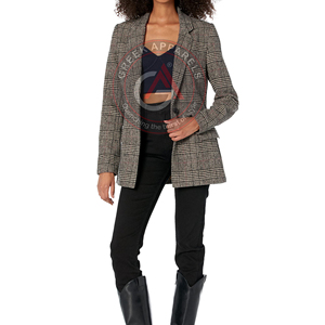 Nouvelle mode de vêtements pour femmes blazer décontracté pour femmes de bureau Blazer à manches longues de fabrication de qualité supérieure pour femmes - Product Image 2