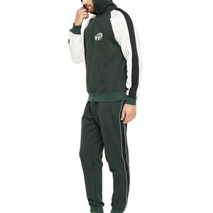 Survêtement sur mesure de haute qualité 100% coton pour hommes motif solide vêtements d'hiver séchage rapide respirant élégant couleurs personnalisées bas - Product Image 3