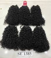 Paquets de cheveux doublement étirés Pixie Curl 10-30 pouces paquets de tissage de cheveux de trame vietnamiens Extensions de paquets de cheveux humains bouclés Pissy