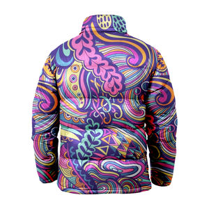 แจ็คเก็ตพัฟเฟอร์แบบมีฮู้ด สีสันสดใส สไตล์ลำลอง สำหรับฤดูร้อน ปี 2025  แบบ unisex  สามารถปรับแต่งสีได้  พร้อมโลโก้ด้านหน้า  มีไซส์พลัส  เนื้อผ้ามันเงา  บุด้วยใยฝ้ายและวัสดุกันความร้อน - Product Image 6