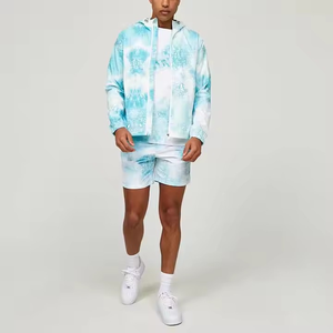 เสื้อวอร์มผ้าไนลอนกระดุมสองชิ้นชุดวอร์มสำหรับผู้ชายชุดวอร์มสำหรับเสื้อกันลมออกแบบโลโก้ได้ตามต้องการ - Product Image 6