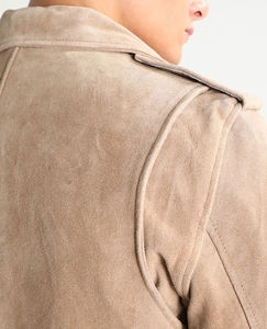 Chaquetas de Cuero de Gamuza de Alta Calidad 2025 para Hombre, Multicolores, Invierno, Personalizables, Ecológicas, con Logotipo Frontal, Manga Larga - Product Image 3