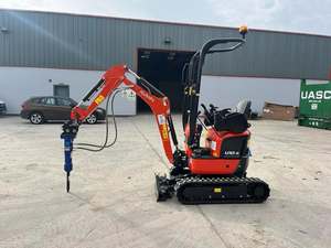Micro-excavatrice sur chenilles U10-5 de Walker Machinery Ltd avec godet de 0,09 m, moteur de 36 kW, moment de charge élevé, pompe hydraulique KYB - Product Image 1