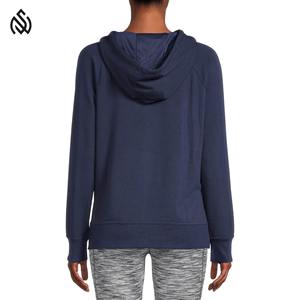 Sudadera con capucha de mujer de fabricación de Pakistán con jersey de tamaño personalizado sudaderas de Color sólido para mujer - Product Image 3