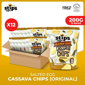 Prix bas qualité d'exportation en gros puces de Stip puces de manioc aux oeufs salés Original 200g Bundle 12's - Product Image 2