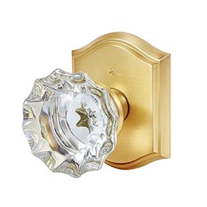 Poignées de porte en laiton pour salle de bain et chambre à coucher avec serrure, installation facile - Product Image 1