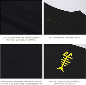 Camiseta de Pesca con Protección Solar UPF 50+ para Hombre, Camiseta de Manga Corta con Protección UV - Product Image 3