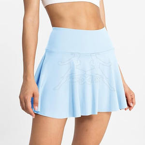 Nueva falda de tenis de diseño elegante con pantalones cortos Falda DE TENIS Moq baja con pantalones cortos Falda de tenis con logotipo personalizado con pantalones cortos - Product Image 5