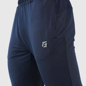 Pantalon professionnel Pro Fit 002 bleu marine taille XL 100 % coton élastique taille haute personnalisable décontracté avec fermetures éclair léger en laine coloré - Product Image 6
