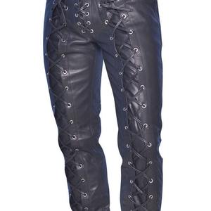 Pantalones de PU de Invierno para Mujer, Estilo Urbano, Color Personalizado, Logotipo, Transpirables, Ecológicos, de Secado Rápido, Servicio OEM, Alta Calidad - Product Image 4