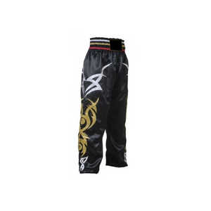 Pantalons de kickboxing en gros, matière satinée, impression par sublimation personnalisée, séchage rapide, meilleur prix 2024, karaté, kickboxing, hommes - Product Image 1