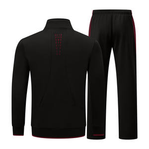 Ensemble de survêtement pour homme avec fermeture éclair et lavage à l'acide, 2 pièces, coupe-vent, logo personnalisé, ensembles de jogging, survêtements unisexes - Product Image 6