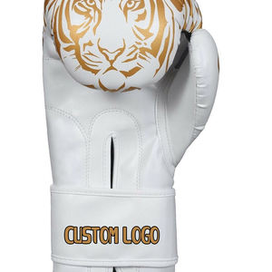 Guantes de Boxeo de Cuero con Logotipo Personalizado, Impermeables, 14oz 10oz 6oz, para Entrenamiento con Saco de Boxeo - Product Image 5
