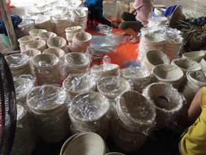 Cesta de prueba de pan de ratán de gran oferta-Juego de cesta de almacenamiento de Baguette de formas de ratán Natural redondo para hacer panadería - Product Image 3