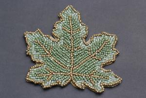Handmade Glass Beaded <b>Coasters</b>-Classic <b>Drink</b> <b>Coasters</b> with Polyester Backing (4x4 Inch) for Church & Religious Gifts - Product Image 2