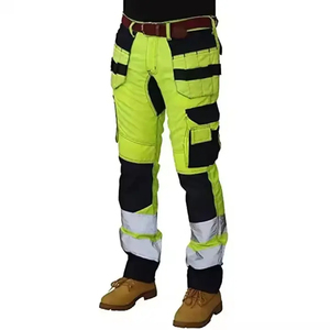 Pantalones de Trabajo de Seguridad de Alta Visibilidad, Ligeros, Unisex, Certificados CE, Transpirables, de Poliéster, de Alta Calidad, Personalizados para Carretera - Product Image 2