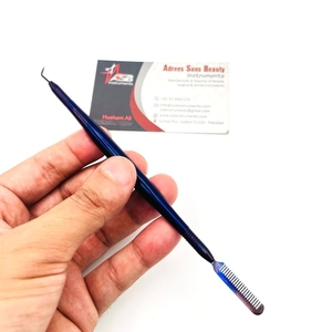 Outil de levage de cils en acier inoxydable violet réutilisable avec logo personnalisé Peignes de levage de cils durables avec logo personnalisé - Product Image 6