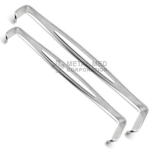 Retractores de Doble Extremo de Acero Inoxidable, Instrumentos Quirúrgicos Reutilizables de Calidad Premium, Fuente de Energía Manual, Arme Nave - Product Image 5