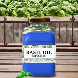 Huile essentielle de basilic 100% pure et naturelle pour l'aromathérapie, la peau, les parfums, les massages, les bougies et les savons - Product Image 1