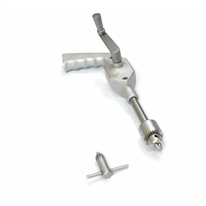 Perceuse à os manuelle, instrument chirurgical vétérinaire, acier inoxydable, outil d'implantation orthopédique, approuvé CE - Product Image 3