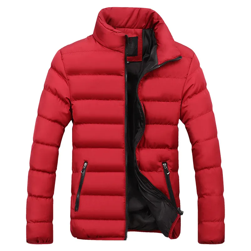 Wholesale Outdoor Light Warm Duck Feather Custom Logo Nylon Black Hooded Winter Bubble Puff Filled Down Puffer Jackets for Men