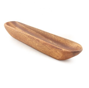 Cuenco para servir masa de madera Natural de alta calidad, ensaladera desechable, cuchara, cubiertos para uso en el hogar, Hotel, restaurante - Product Image 3