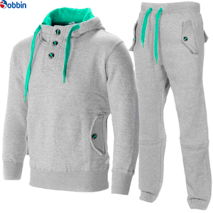 Ensemble tendance pour homme, sweat-shirt et pantalon de survêtement 2 pièces, unisexe, lourd, respirant, taille élastique, ensembles tendance et élégants - Product Image 6