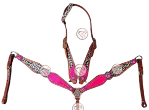 Ensemble de guépard rose pour chevaux - Product Image 3