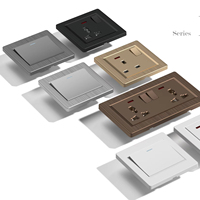 Enchufes de Pared OEM ODM de Fábrica, Interruptor Eléctrico, Multi-enchufe con Carga Rápida, 2 Salidas USB, Conectividad para PC
