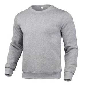 2023 Winter Pullover Men's Custom Fleece Digital <b>Printed</b> Crewneck Sweatshirt with Plain Dyed Finish - Product Image 2