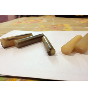 Factory Price Natural White Water Buffalo Horn Roll Eco-Friendly Material for Making Stamp and <b>Knife</b> Handle Cylinder Role - Product Image 2