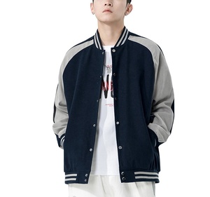 Veste pour hommes 2025 Veste universitaire pour hommes, manteau de campus rétro à la mode, brodé, ample, décontracté College Baseball DDP Shipping - Product Image 1