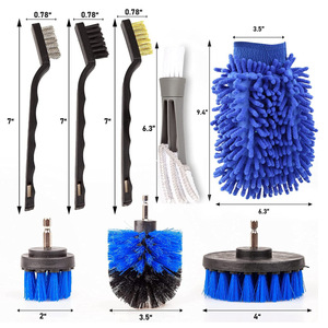 Bộ dụng cụ chải rửa xe 24 món, dụng cụ vệ sinh nội ngoại thất, bộ dụng cụ rửa xe và làm sạch hiệu quả - Product Image 3