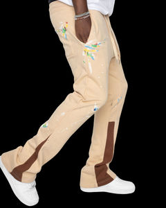 2025 hombres de algodón cálido invierno Joggers Casual Oversized Streetwear deportes pista pantalones de chándal - Product Image 5