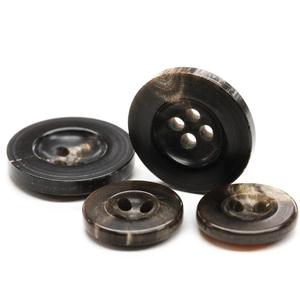 Natural Wholesale Buffalo Horn Finished Button Blank for Clothing Accessories High Quality - Product Image 4