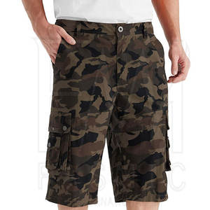 Short cargo uni pour extérieur, longueur genou, short cargo 100% coton confortable pour hommes pour logo personnalisé, meilleur vendeur - Product Image 1